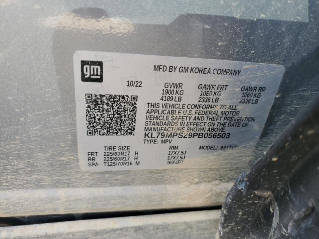 2023 CHEVROLET TRAILBLAZE - KL79MPS29PB056503