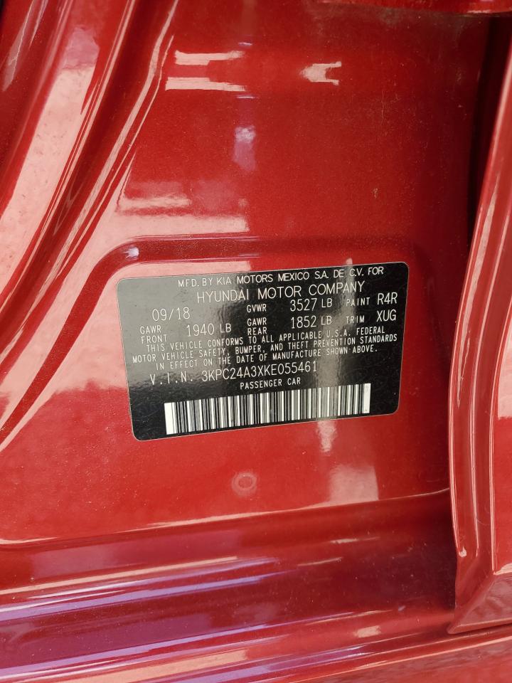 3KPC24A3XKE055461 2019 Hyundai Accent Se