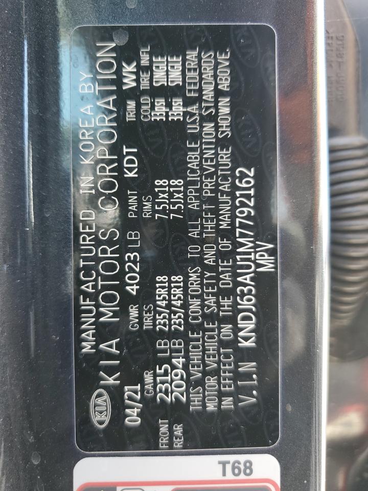 KNDJ63AU1M7792162 2021 Kia Soul Gt Line