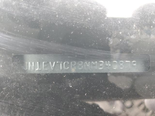 2022 Infiniti Q50 Sensory VIN: JN1EV7CR8NM340879 Lot: 57279634