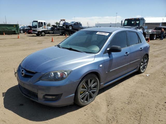 MAZDA SPEED 3 2008 blue hatchbac gas JM1BK34L881871162 photo #1