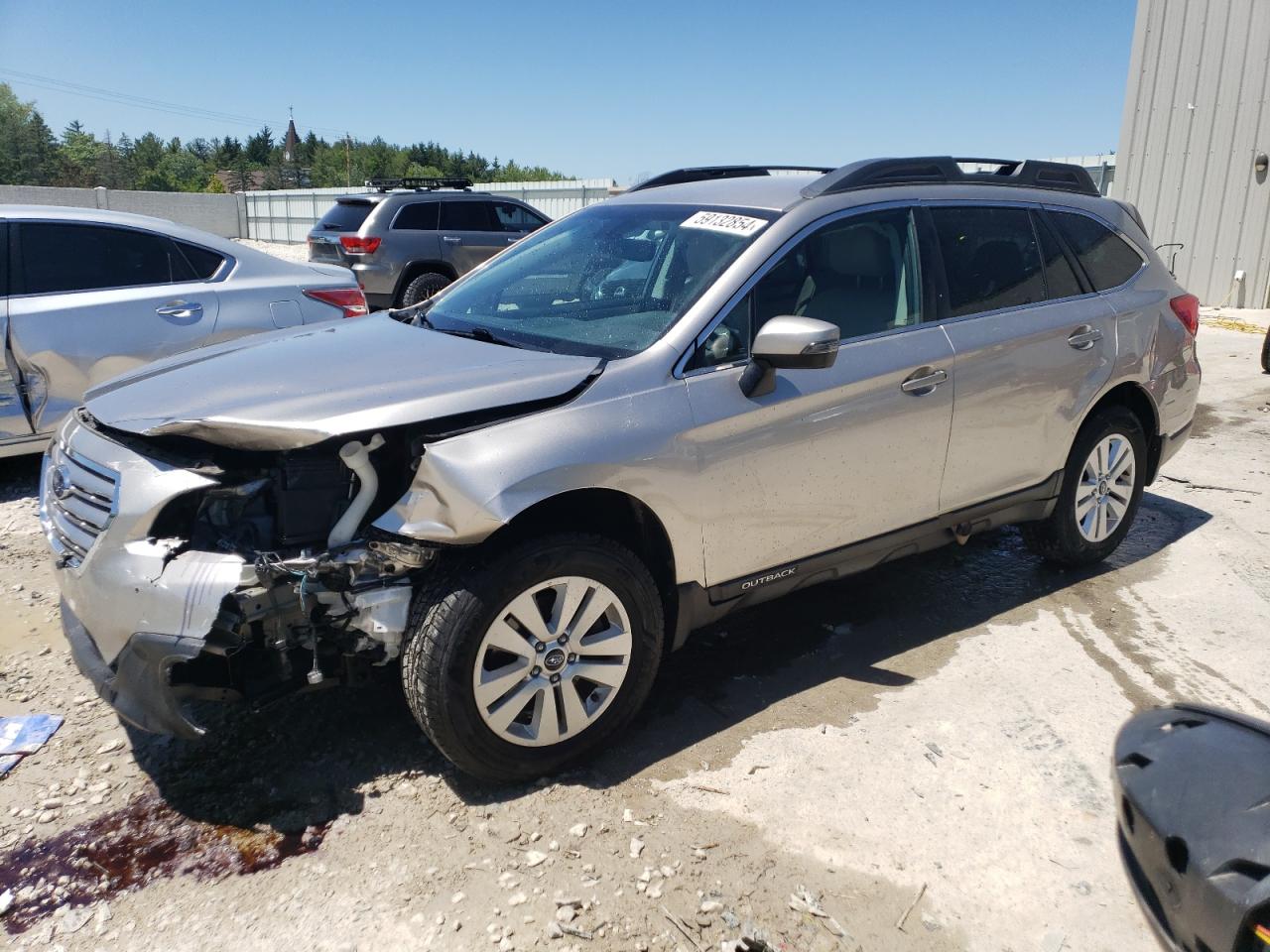 2017 Subaru Outback 2.5I Premium vin: 4S4BSAFCXH3220035