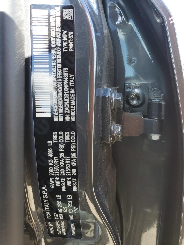 ZACNJDB1XNPN48876 2022 Jeep Renegade Latitude