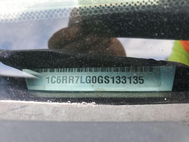 2016 Ram 1500 Slt VIN: 1C6RR7LG0GS133135 Lot: 57696484