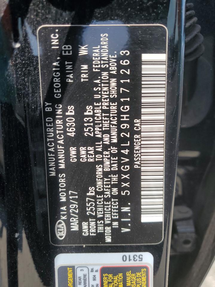 5XXGV4L29HG171263 2017 Kia Optima Sxl