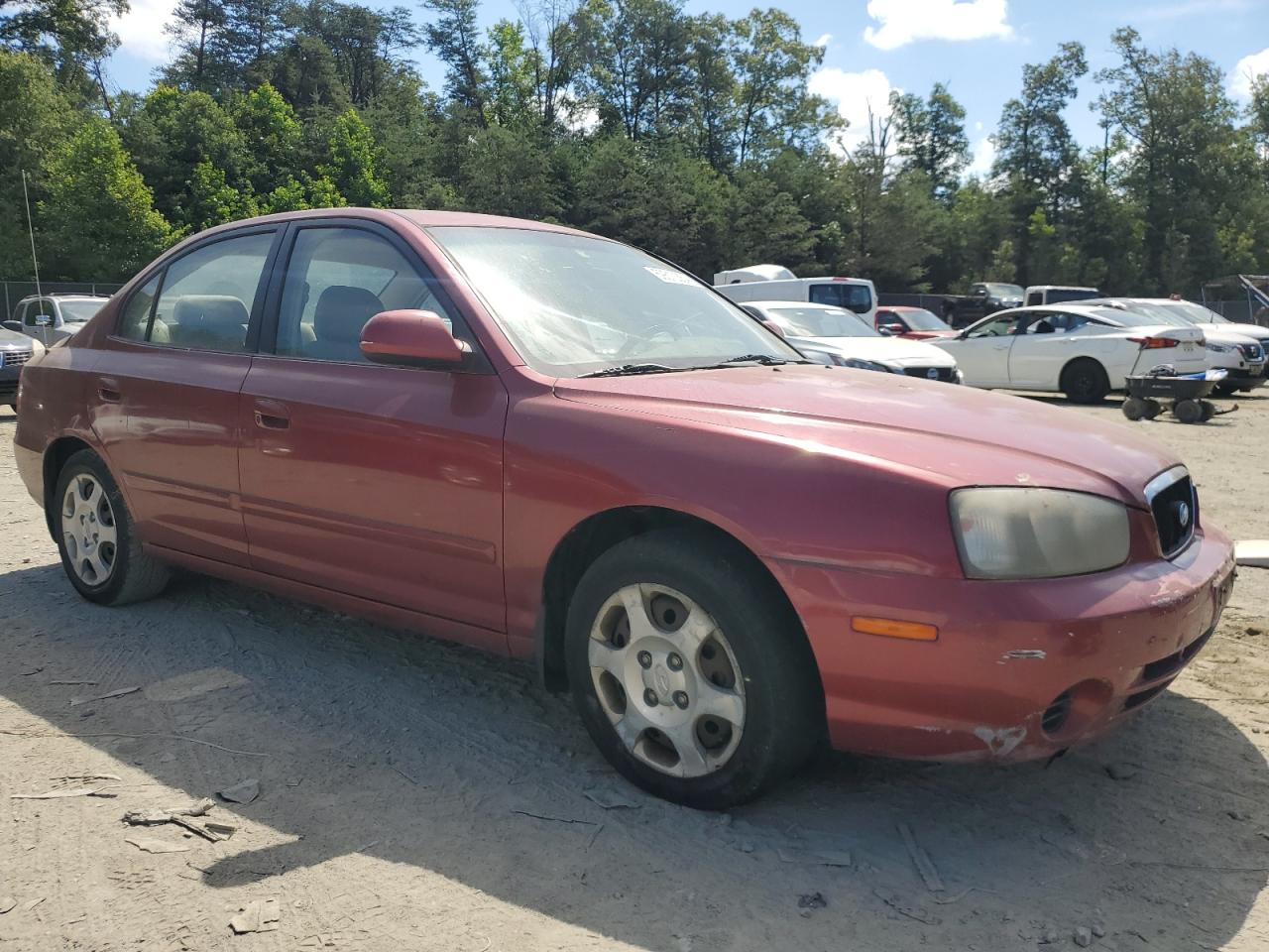 KMHDN45D22U391892 2002 Hyundai Elantra Gls