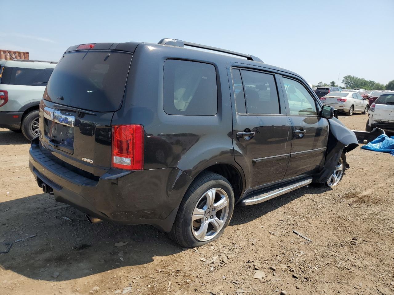 2012 Honda Pilot Exl vin: 5FNYF4H54CB074522