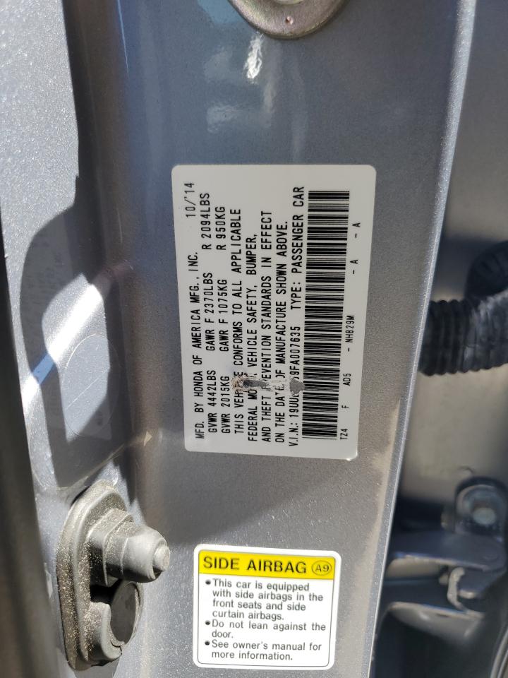 19UUB1F59FA007635 2015 Acura Tlx Tech