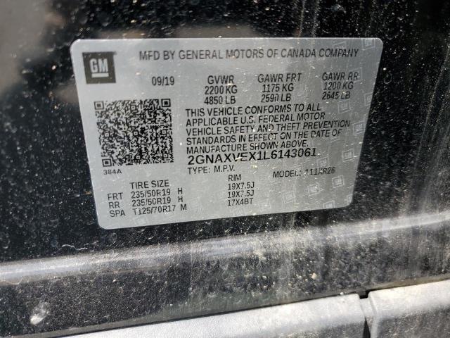 2020 Chevrolet Equinox Lt VIN: 2GNAXVEX1L6143061 Lot: 60774304