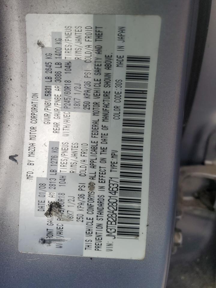 JM3TB28A280146371 2008 Mazda Cx-9