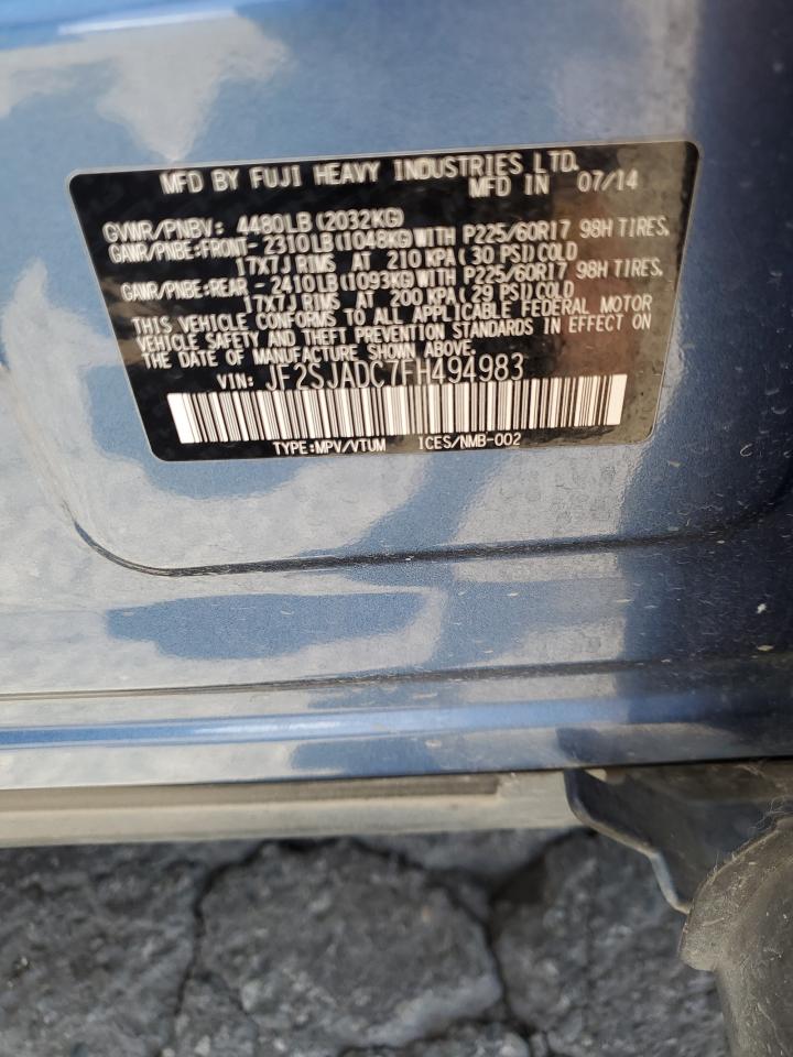 JF2SJADC7FH494983 2015 Subaru Forester 2.5I Premium