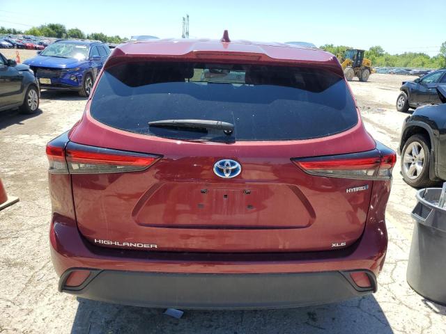 2021 Toyota Highlander Hybrid Xle VIN: 5TDHBRCH8MS536717 Lot: 58932804