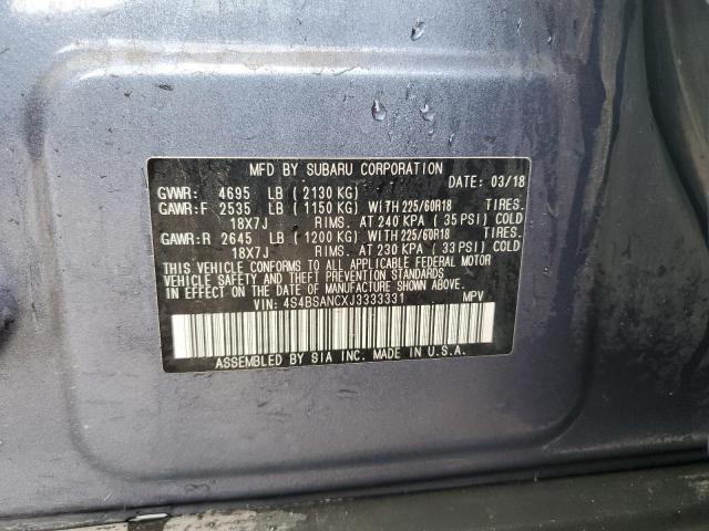 2018 Subaru Outback 2.5I Limited VIN: 4S4BSANCXJ3333331 Lot: 57304414