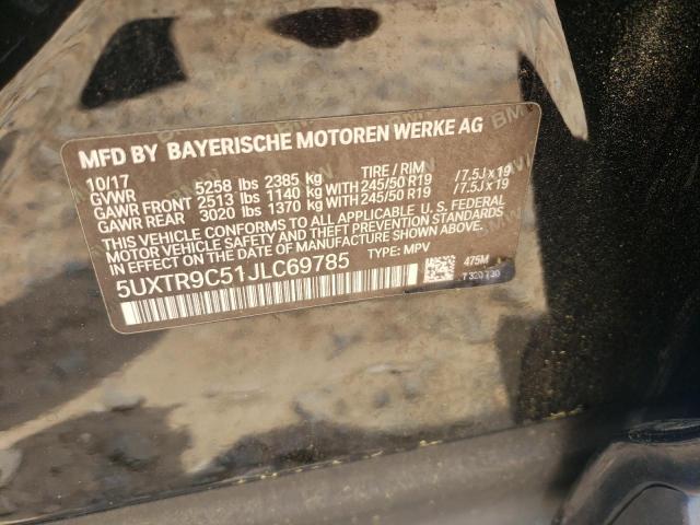 5UXTR9C51JLC69785 2018 BMW X3 - Image 12