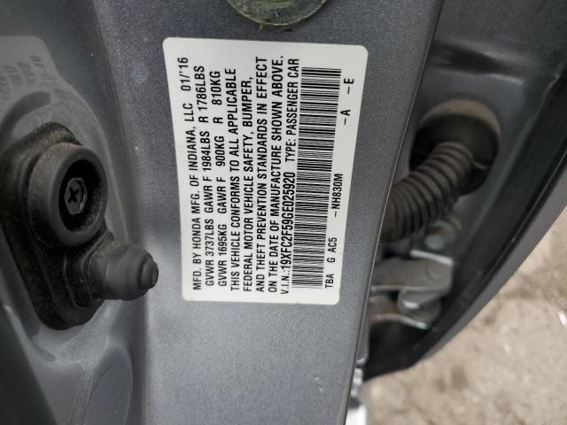 2016 HONDA CIVIC LX - 19XFC2F59GE025920