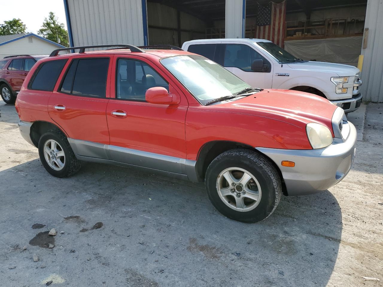 KM8SC73E43U548575 2003 Hyundai Santa Fe Gls