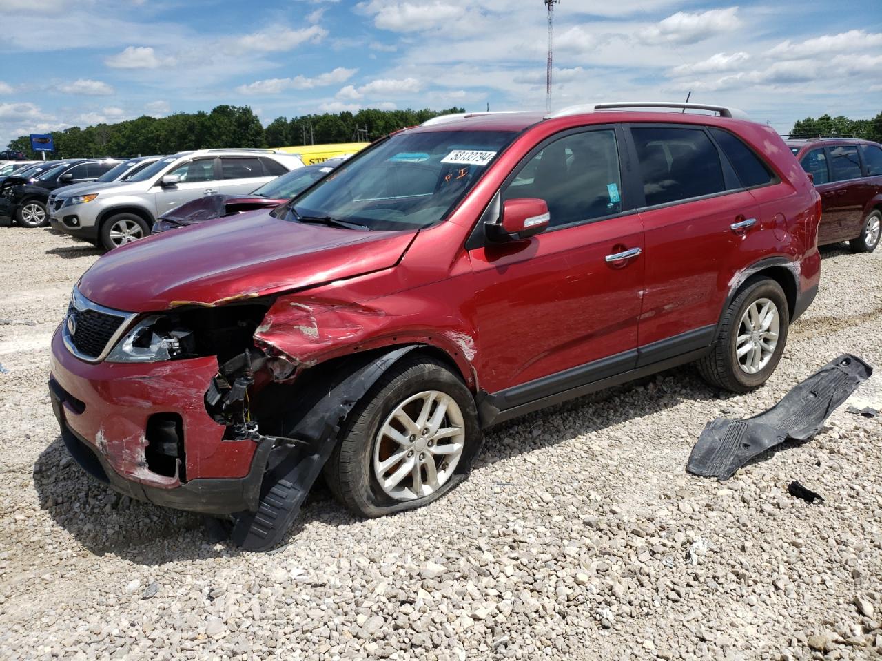 2015 Kia Sorento Lx vin: 5XYKT3A65FG643788