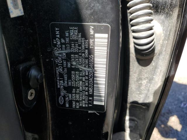 2013 Hyundai Tucson Gls VIN: KM8JU3AC5DU546905 Lot: 57623784