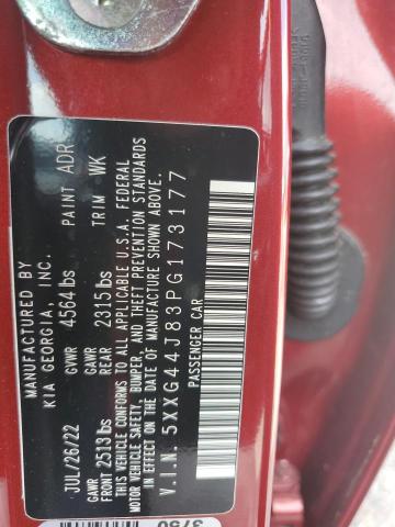 2023 Kia K5 Gt VIN: 5XXG44J83PG173177 Lot: 58100714