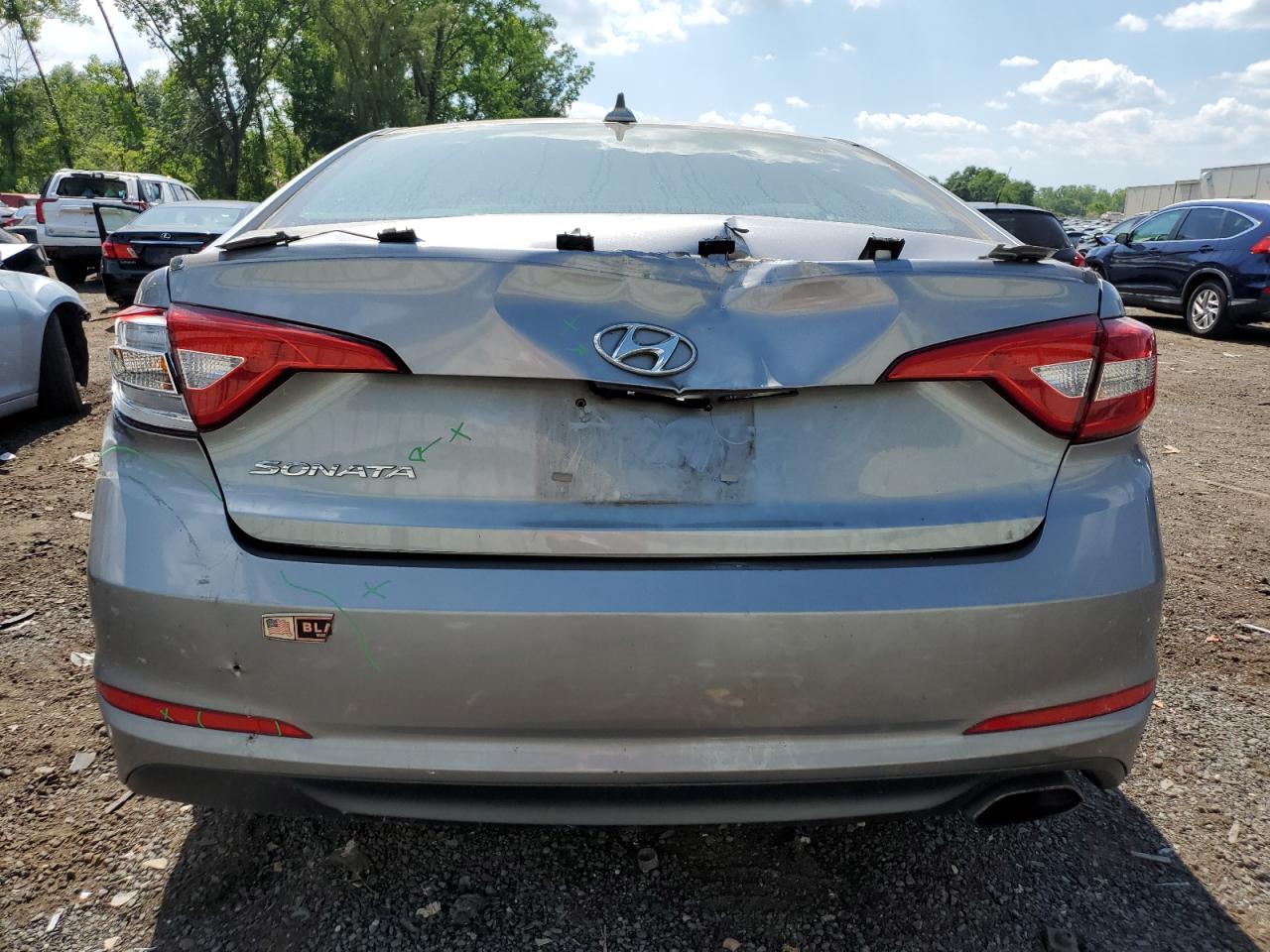 2016 Hyundai Sonata Se vin: 5NPE24AFXGH314424