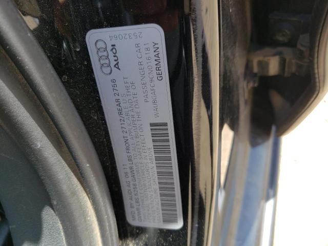 2012 Audi A6 VIN: WAUBGAFC9CN016181 Lot: 59546524