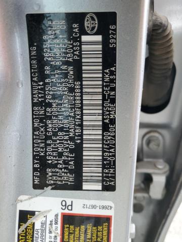 VIN 4T1BF1FK8FU888886 2015 Toyota Camry, LE no.12