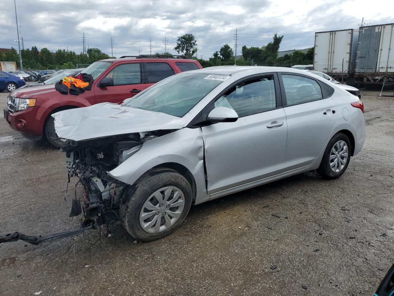 3KPC24A67NE187172 2022 Hyundai Accent Se