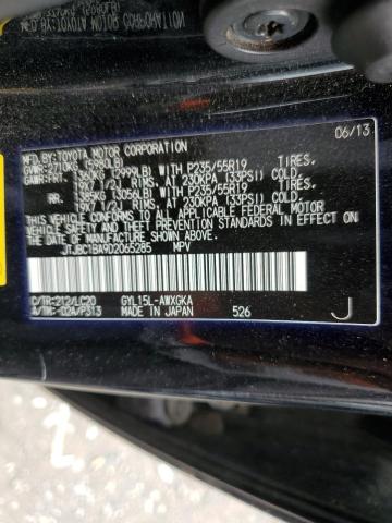 2013 Lexus Rx 450 VIN: JTJBC1BA9D2065285 Lot: 60757344