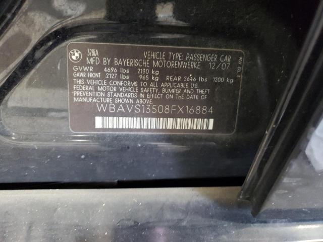 2008 BMW 328 It VIN: WBAVS13508FX16884 Lot: 59893024