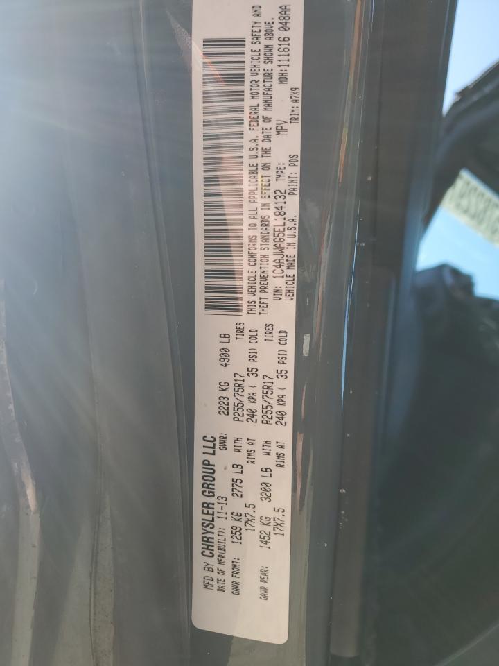 1C4AJWAG5EL184132 2014 Jeep Wrangler Sport