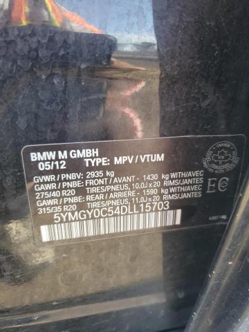 VIN 5YMGY0C54DLL15703 2013 BMW X5, M no.13