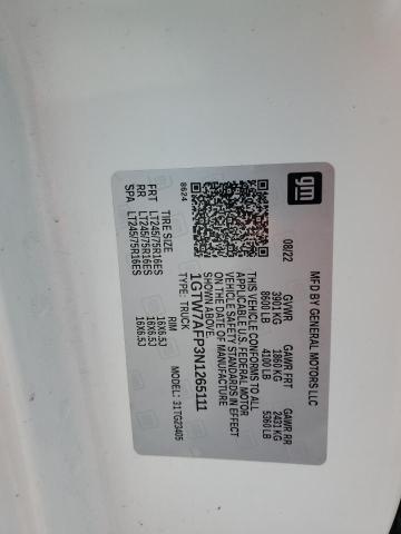 2022 GMC Savana G2500 VIN: 1GTW7AFP3N1265111 Lot: 60153694