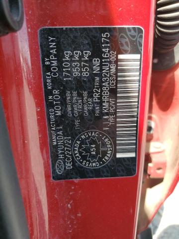 2022 HYUNDAI VENUE SE - KMHRB8A32NU164175