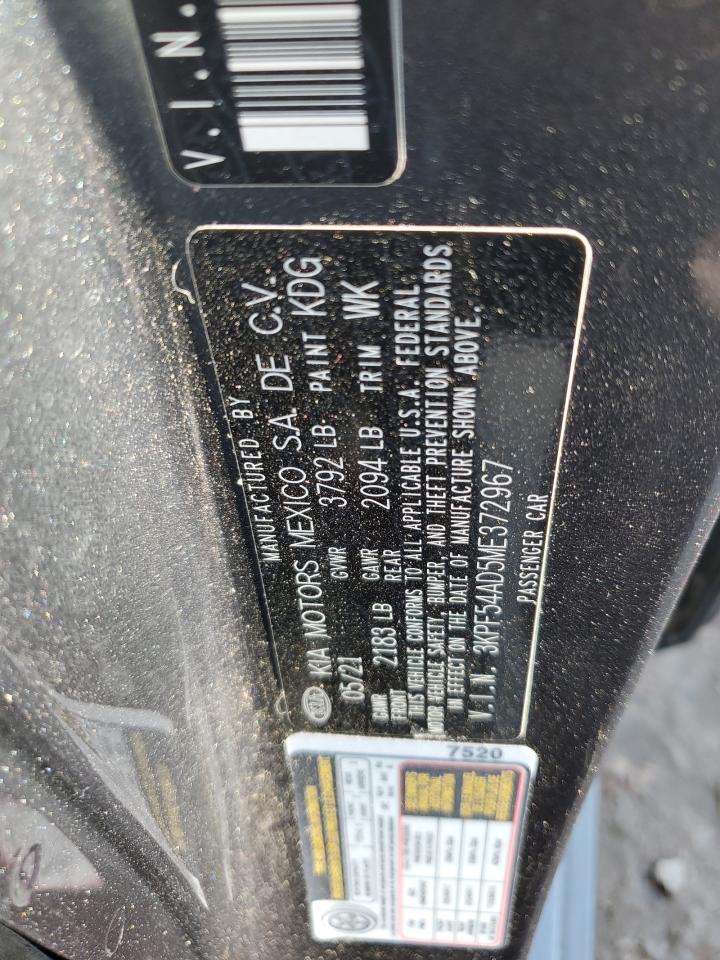 3KPF54AD5ME372967 2021 Kia Forte Ex