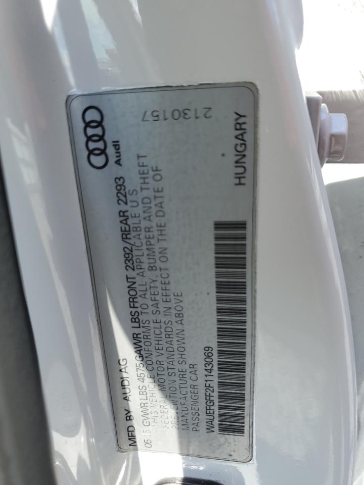 WAUEFGFF2F1143069 2015 Audi A3 Premium Plus