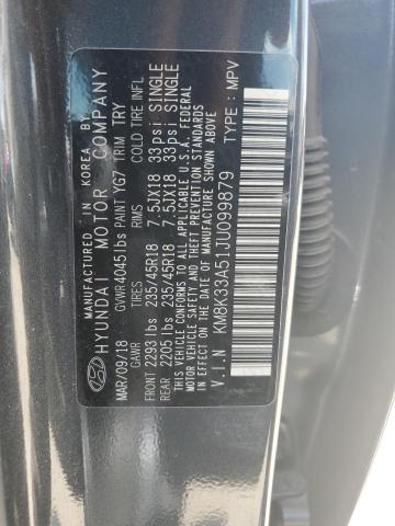 2018 Hyundai Kona VIN: KM8K33A51JU099879 Lot: 59786464