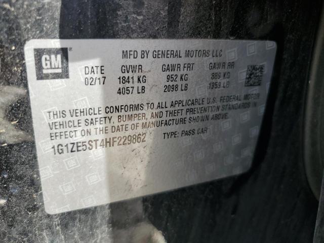 2017 Chevrolet Malibu Lt VIN: 1G1ZE5ST4HF229862 Lot: 58626804