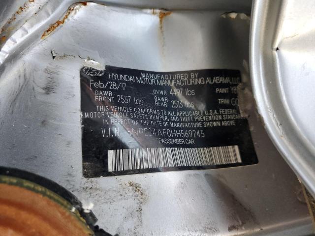 2017 HYUNDAI SONATA SE - 5NPE24AF0HH569245