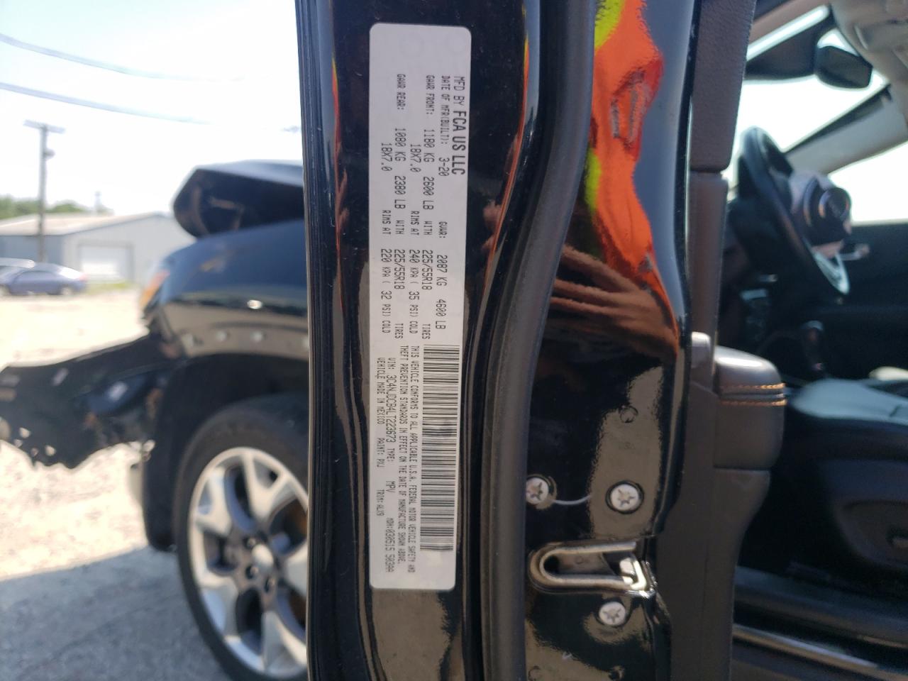 3C4NJDCB4LT223673 2020 Jeep Compass Limited