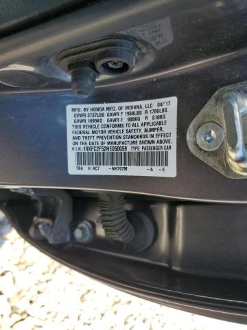 2017 HONDA CIVIC LX - 19XFC2F52HE050059
