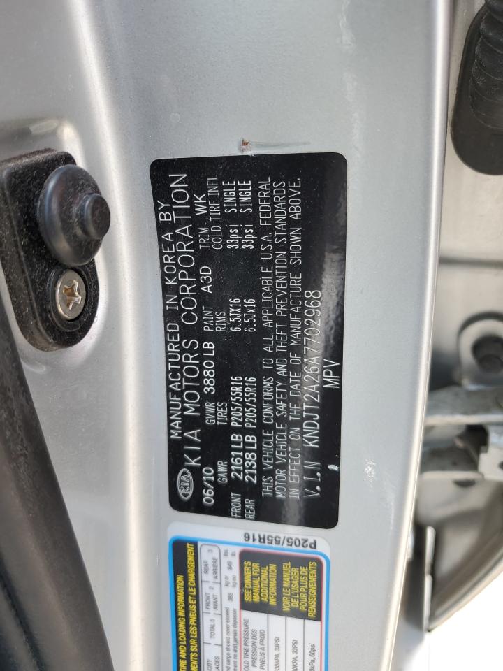 KNDJT2A26A7702968 2010 Kia Soul +