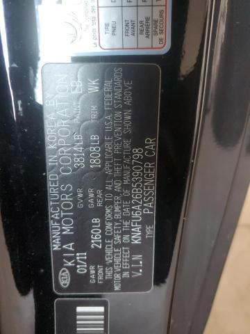 2011 Kia Forte Ex VIN: KNAFU6A26B5390798 Lot: 59169614