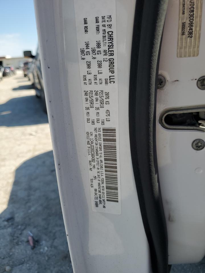 1C4NJDCB3CD664362 2012 Jeep Compass Limited