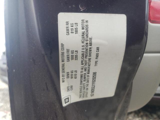 2000 Chevrolet Malibu VIN: 1G1ND52J1Y6202506 Lot: 57773894