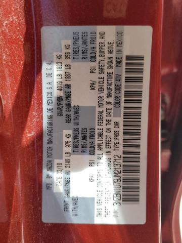 2018 Mazda 3 Sport VIN: 3MZBN1U79JM213712 Lot: 57282234