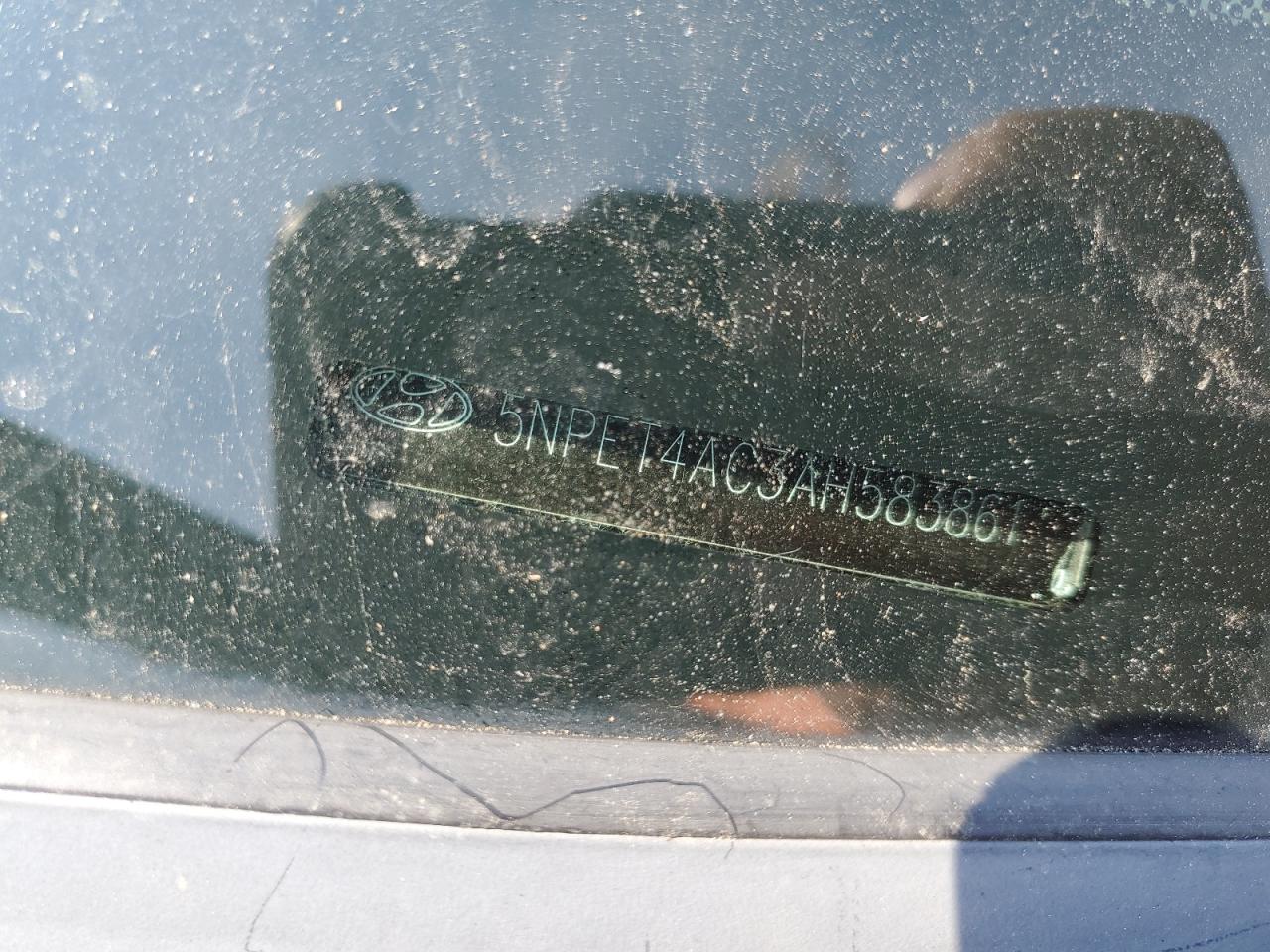 5NPET4AC3AH583861 2010 Hyundai Sonata Gls