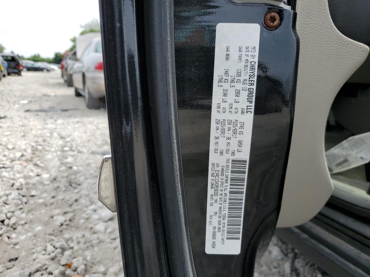 2C4RC1CG4DR536393 2013 Chrysler Town & Country Touring L