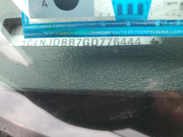 2016 Jeep Compass Sport VIN: 1C4NJDBB7GD776444 Lot: 58011344