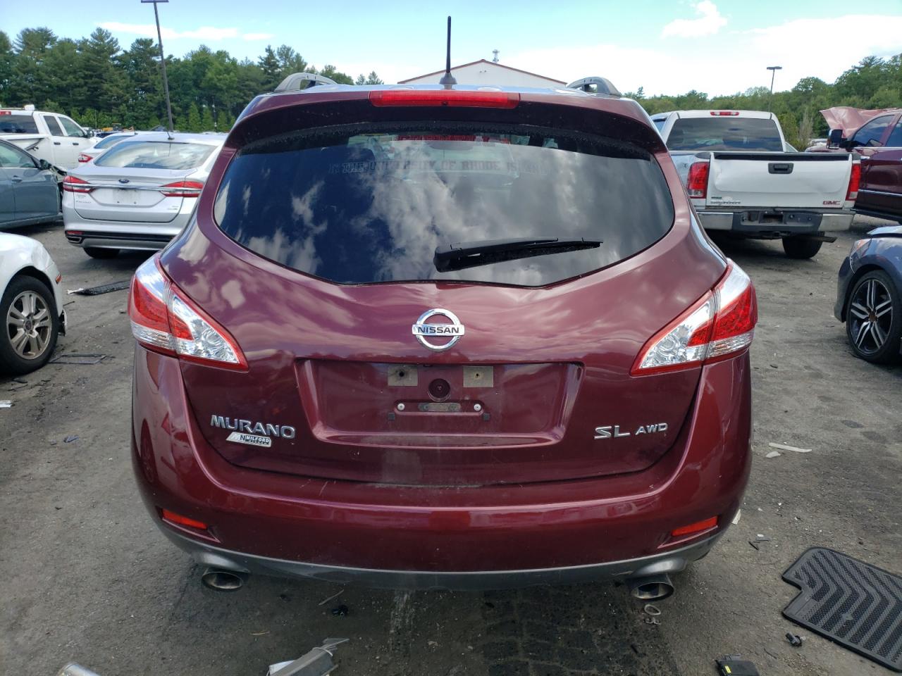 2012 Nissan Murano S vin: JN8AZ1MW6CW209957