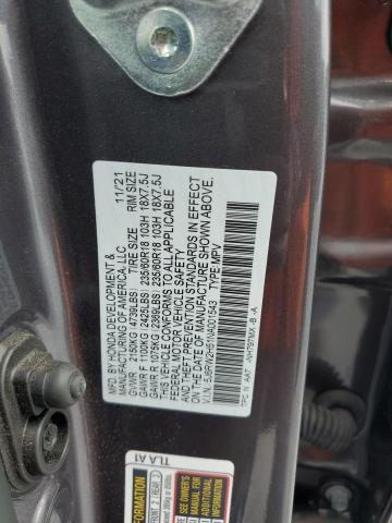 2022 Honda Cr-V Ex VIN: 5J6RW2H51NA001543 Lot: 58904944